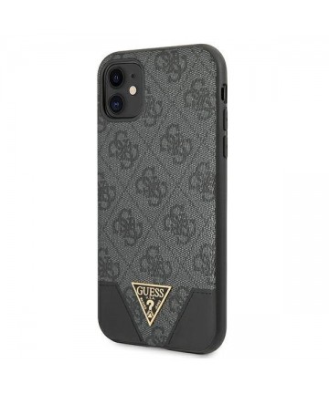 Guess 4G Triangle Collection case for iPhone 11 6.1" / Xr - gray
