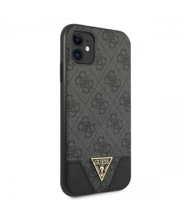 Guess 4G Triangle Collection case for iPhone 11 6.1" / Xr - gray