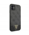 Guess 4G Triangle Collection case for iPhone 11 6.1" / Xr - gray