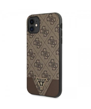 Guess 4G Triangle Collection case for iPhone 11 6.1" / Xr 6.1" - brown
