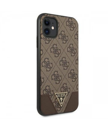 Guess 4G Triangle Collection case for iPhone 11 6.1" / Xr 6.1" - brown