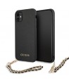 Guess Saffiano Chain case for iPhone 11 6.1" / Xr - black