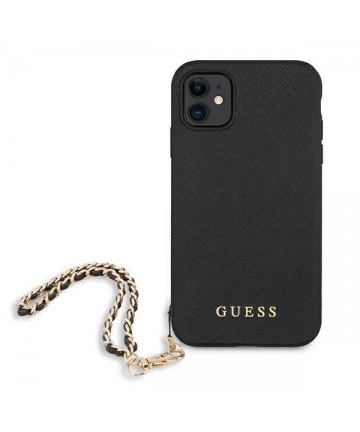 Guess Saffiano Chain case for iPhone 11 6.1" / Xr - black