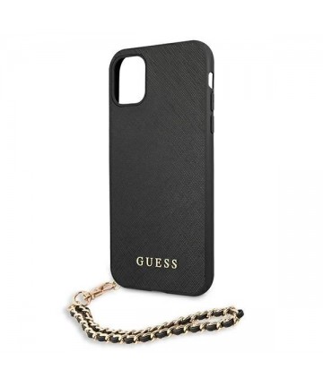 Guess Saffiano Chain case for iPhone 11 6.1" / Xr - black