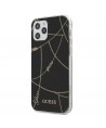 Guess Gold Chain Collection iPhone 12 Pro Max 6.7" Case - Black