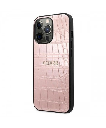 Guess Croco Strap Collection iPhone 13 Pro / 13 6.1" Case - Pink