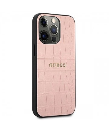 Guess Croco Strap Collection iPhone 13 Pro / 13 6.1" Case - Pink