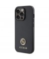 Guess Strass Metal Logo iPhone 13 Pro 6.1" Case - Black
