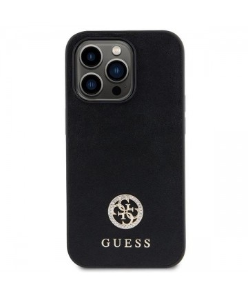 Guess Strass Metal Logo iPhone 13 Pro 6.1" Case - Black