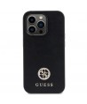 Guess Strass Metal Logo iPhone 13 Pro 6.1" Case - Black