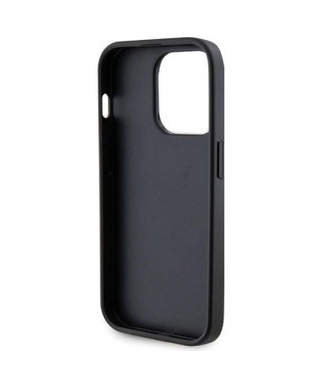 Guess Strass Metal Logo iPhone 13 Pro 6.1" Case - Black