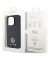 Guess Strass Metal Logo iPhone 13 Pro 6.1" Case - Black