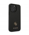 Guess Saffiano 4G Small Metal Logo case for iPhone 13 Pro / 13 6.1" - black