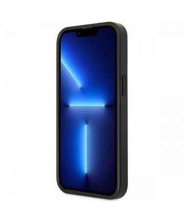 Guess Saffiano 4G Small Metal Logo case for iPhone 13 Pro / 13 6.1" - black
