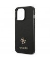 Guess Saffiano 4G Small Metal Logo case for iPhone 13 Pro / 13 6.1" - black