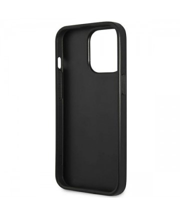 Guess Saffiano 4G Small Metal Logo case for iPhone 13 Pro / 13 6.1" - black