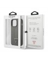 Guess Saffiano Triangle Logo case for iPhone 13 Pro / 13 6.1" - silver