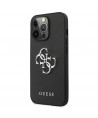 Guess Saffiano 4G Metal Logo case for iPhone 13 Pro / 13 6.1" - black