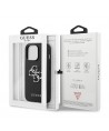 Guess Saffiano 4G Metal Logo case for iPhone 13 Pro / 13 6.1" - black
