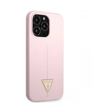 Guess Silicone Triangle Case for iPhone 13 Pro / 13 6.1" - Purple