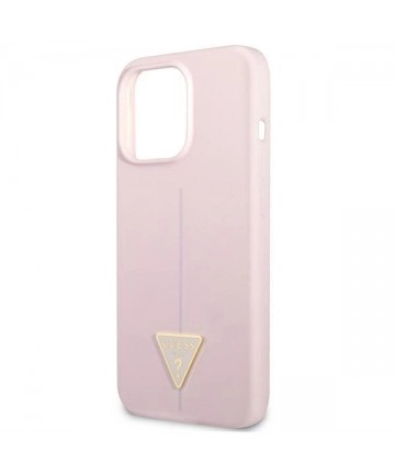Guess Silicone Triangle Case for iPhone 13 Pro / 13 6.1" - Purple