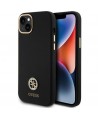 Guess Silicone Logo Strass 4G Case for iPhone 15 Plus / 14 Plus 6.7" - Black