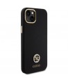 Guess Silicone Logo Strass 4G Case for iPhone 15 Plus / 14 Plus 6.7" - Black