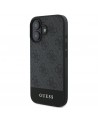Guess 4G Bottom Stripe Case for iPhone 16 Plus 6.7" - Gray