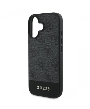 Guess 4G Bottom Stripe Case for iPhone 16 Plus 6.7" - Gray