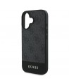 Guess 4G Bottom Stripe Case for iPhone 16 Plus 6.7" - Gray