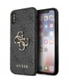 Guess 4G Big Metal Logo iPhone X/XS Case - Gray