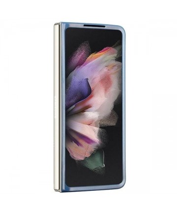 Guess 4G Triangle Strass Case for Samsung Galaxy Z Fold 5 - Blue
