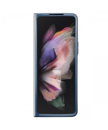 Guess 4G Triangle Strass Case for Samsung Galaxy Z Fold 5 - Blue
