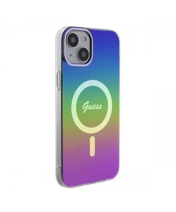 Guess IML Iridescent MagSafe case for iPhone 15 / 14 / 13 6.1" - multicolor