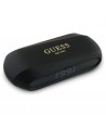Guess Elongated Metallic Printed Logo Bluetooth TWS Headphones + Docking Station - Black