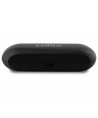 Guess Elongated Metallic Printed Logo Bluetooth TWS Headphones + Docking Station - Black