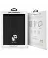 Karl Lagerfeld Saffiano Magnetic Karl & Choupette iPad Pro 11" 2024 Book Cover Case - Black