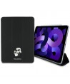 Karl Lagerfeld Saffiano Magnetic Karl & Choupette iPad Air 11" 2024 Book Cover Case - Black