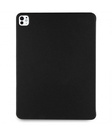 Karl Lagerfeld Saffiano Magnetic Karl & Choupette iPad Pro 13" 2024 Book Cover Case - Black