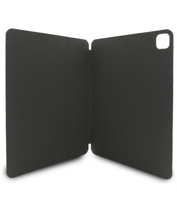 Karl Lagerfeld Saffiano Magnetic Karl & Choupette iPad Pro 13" 2024 Book Cover Case - Black