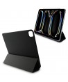 Karl Lagerfeld Saffiano Magnetic Karl & Choupette iPad Pro 13" 2024 Book Cover Case - Black