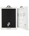 Karl Lagerfeld Saffiano Magnetic Karl & Choupette iPad Pro 13" 2024 Book Cover Case - Black