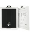 Karl Lagerfeld Saffiano Magnetic Karl & Choupette iPad Air 13" 2024 Book Cover Case - Black