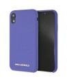 Karl Lagerfeld Silicone iPhone Xr Case - Purple