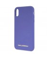 Karl Lagerfeld Silicone iPhone Xr Case - Purple