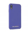 Karl Lagerfeld Silicone iPhone Xr Case - Purple