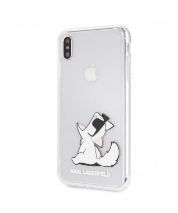 Karl Lagerfeld Choupette Fun iPhone Xs Max Case - Transparent