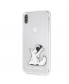 Karl Lagerfeld Choupette Fun iPhone Xs Max Case - Transparent