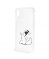 Karl Lagerfeld Choupette Fun iPhone Xs Max Case - Transparent