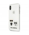 Karl Lagerfeld Karl & Choupette iPhone Xs Max Case - Transparent
